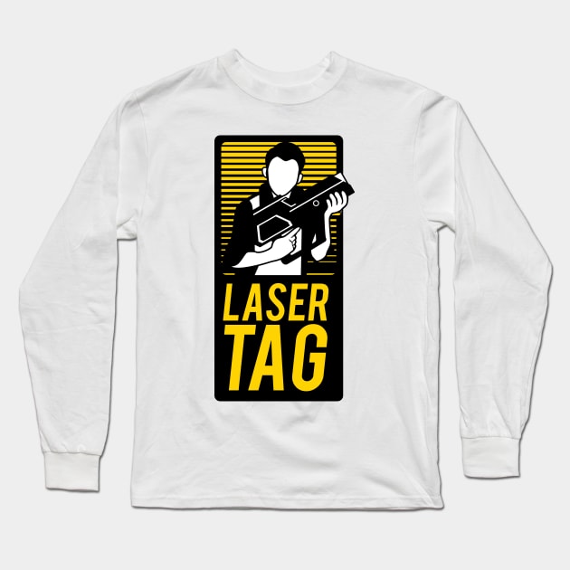 Laser Tag Sign Long Sleeve T-Shirt by AnotherOne